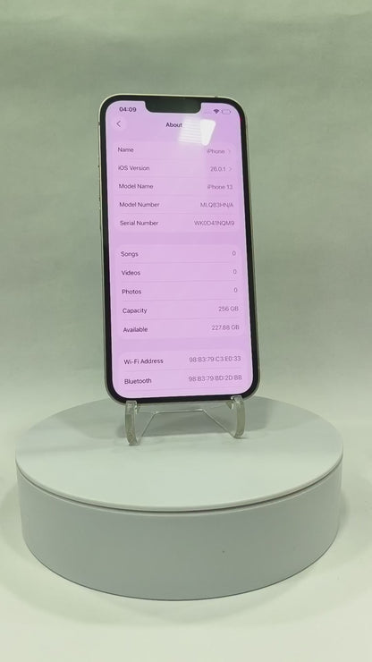 iPhone 13 - 256GB - Pink - Pre-owned