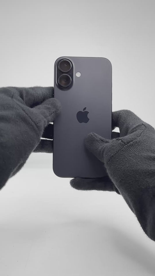 iPhone 16 - 128GB - Black  - IW (01-Aug-26) - Pre-owned