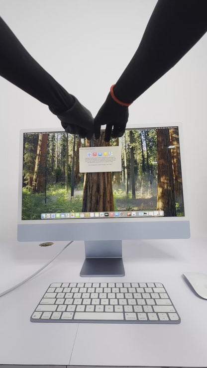 iMac (2021) - 24 inch  - M1 - 8GB+512GB - Blue - With Keyboard & Mouse - Pre-owned