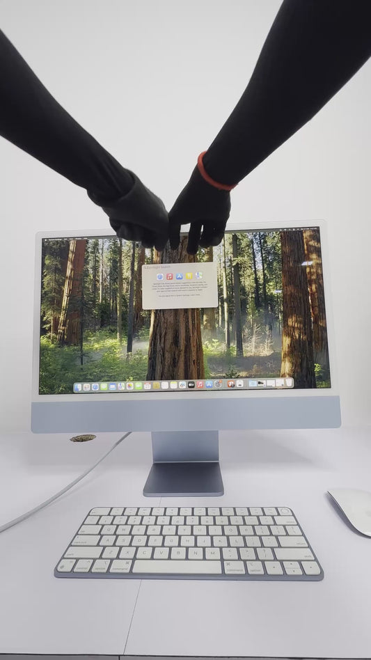 iMac (2021) - 24 inch  - M1 - 8GB+512GB - Blue - With Keyboard & Mouse - Pre-owned