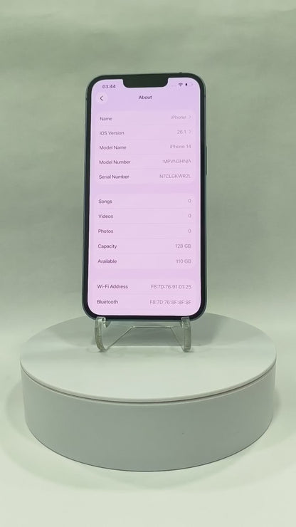 iPhone 14 - 128GB - Blue - Pre-owned