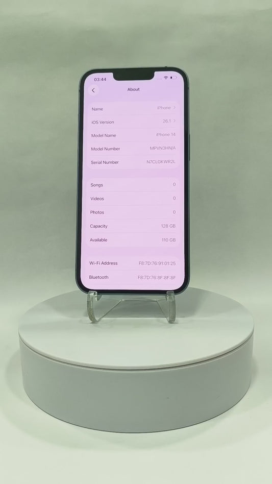 iPhone 14 - 128GB - Blue - Pre-owned