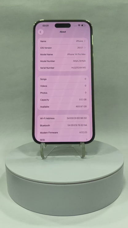 iPhone 14 Pro Max - 512GB - Gold - Pre-owned