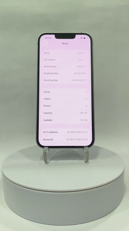 iPhone 14 - 128GB - Purple - Pre-owned