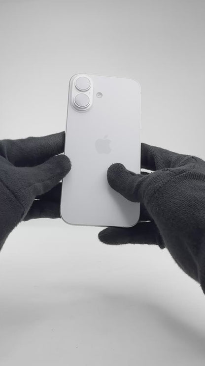 iPhone 16 - 128GB - White - IW (10-Oct-26) - Pre-owned