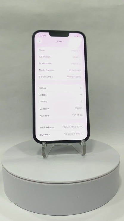 iPhone 13 - 256GB - Midnight - Pre-owned