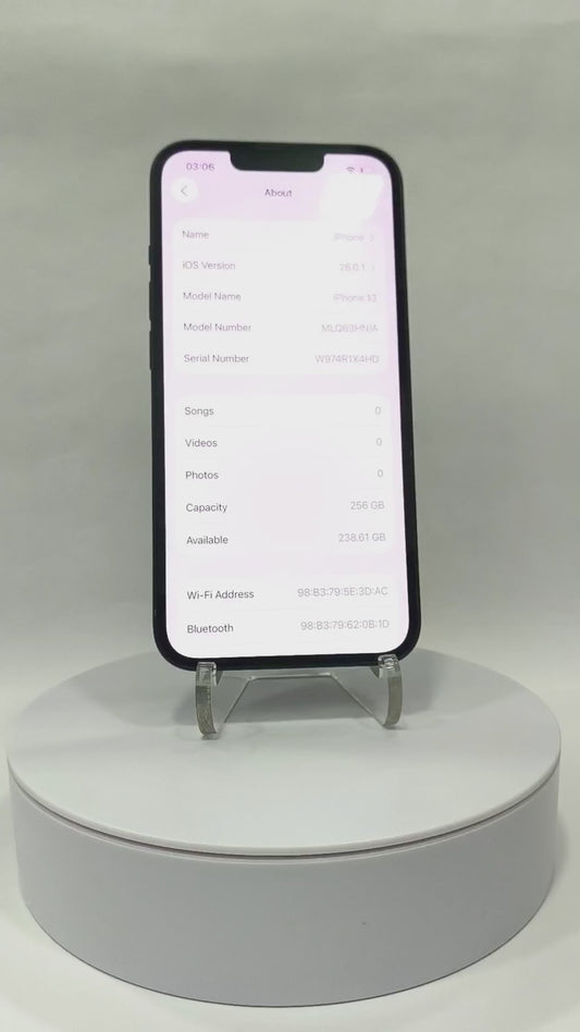 iPhone 13 - 256GB - Midnight - Pre-owned