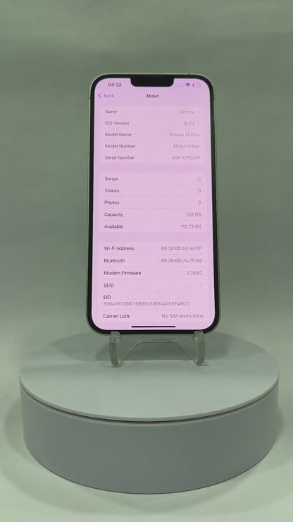 iPhone 14 - 128GB - Starlight - Pre-owned