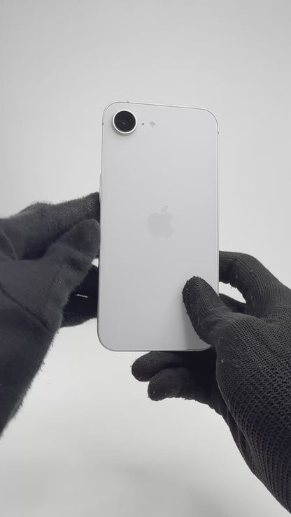 iPhone 16e - 128GB - White - IW (04-Nov-26) - Pre-owned