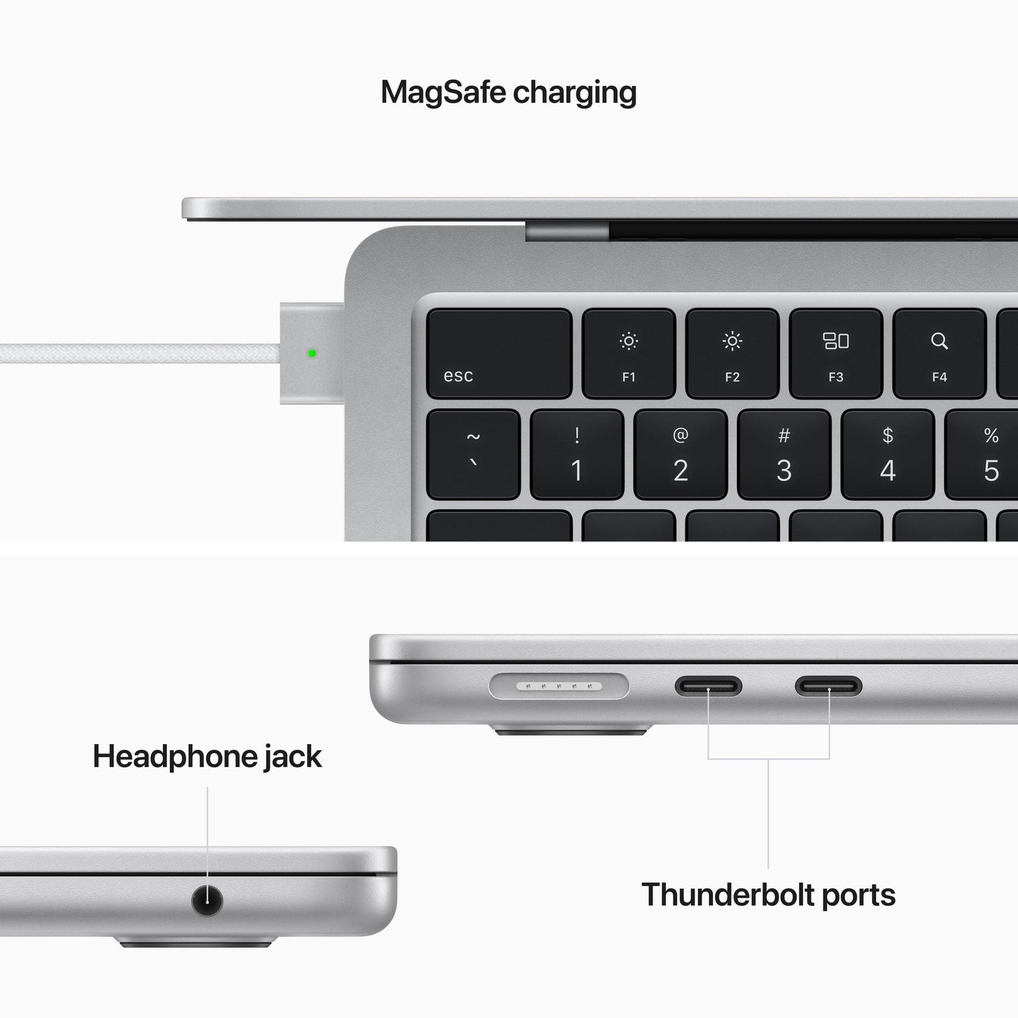 13-inch MacBook Air: Apple M2 chip with 8?core CPU and 10?core GPU, 512GB SSD - Silver