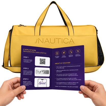 Vi Trvlpass + Nautica Duffle Bag